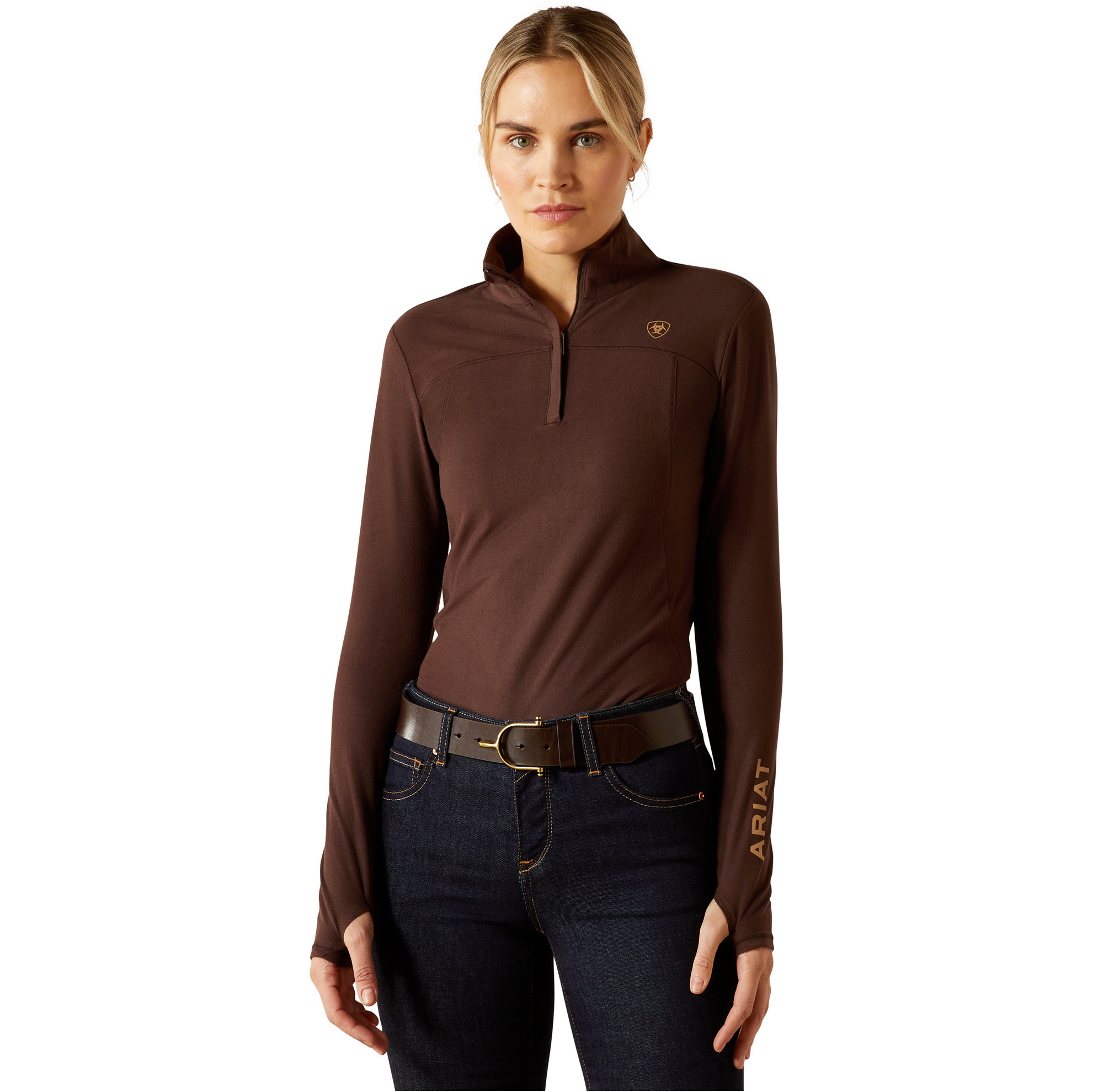 2025 Ariat Womens Lowell 3.0 1/4 Zip Baselayer 10062636 - Java